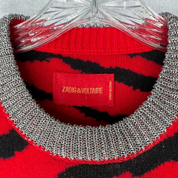 Zadig & Voltaire Animal Print Sweater - Picture 8 of 10